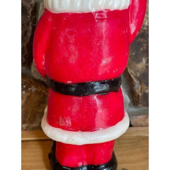 Vintage Christmas Santa Claus Wax Candle Figure. 12" TALL! Holiday Table Decor - Picture 5 of 7